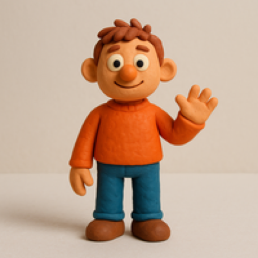 Claymation style example