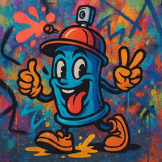 Graffiti style example