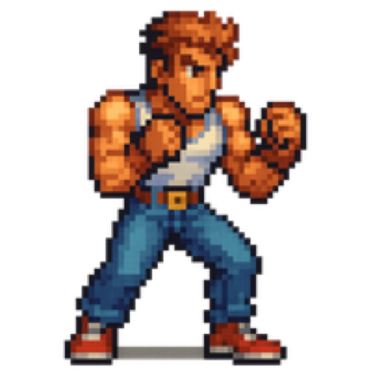 Pixel art style